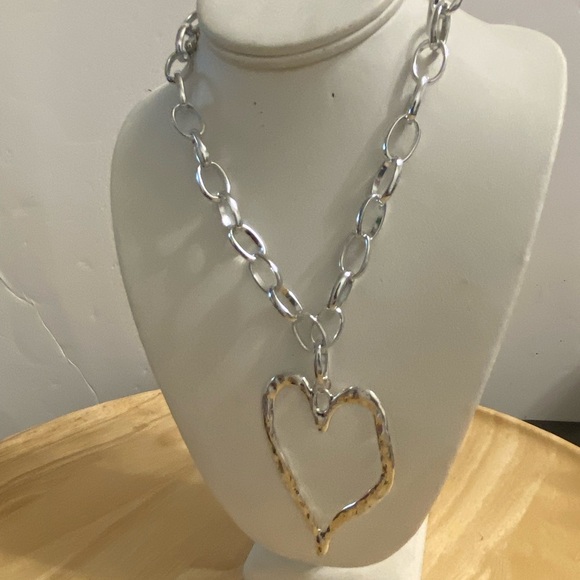 Silver Heart Pendant Necklace - Picture 4 of 16